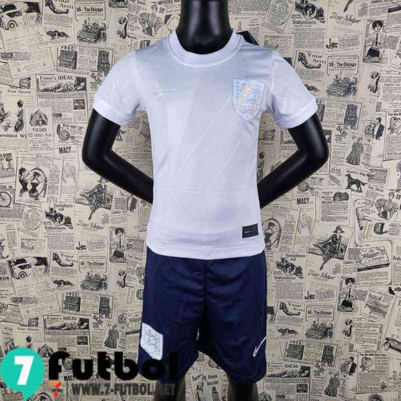 Camiseta futbol Inglaterra Blanco Niños 2022 2023 AK06