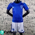 Camiseta futbol Cruzeiro Azul Niños 2022 2023 AK07