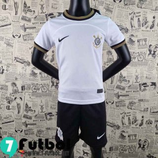 Camiseta futbol Corinthians Primera Niños 2022 2023 AK19