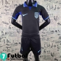 Camiseta futbol Atletico Madrid Negro Niños 2022 2023 AK21