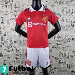 Camiseta futbol Manchester United Primera Niños 2022 2023 AK24