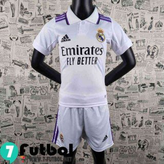 Camiseta futbol Real Madrid Primera Niños 2022 2023 AK29