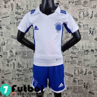 Camiseta futbol Cruzeiro Segunda Niños 2022 2023 AK45