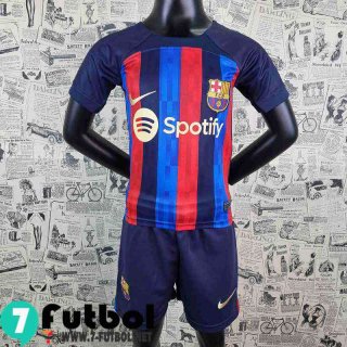 Camiseta futbol Barcelona Primera Niños 2022 2023 AK50