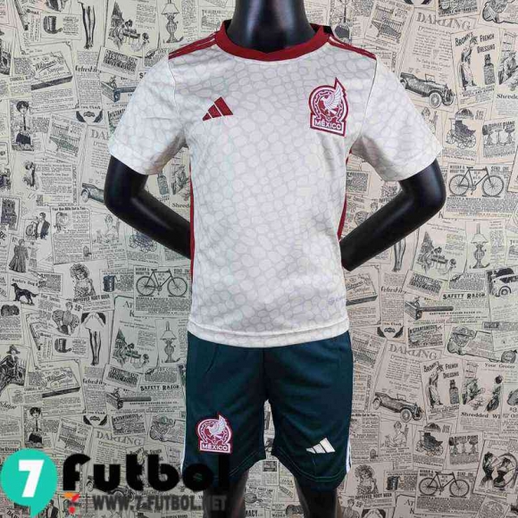 Camiseta futbol Copa del Mundo Mexico Segunda Niños 2022 AK54