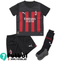 Camiseta futbol AC Milan Primera Niños 2022 2023 AK61