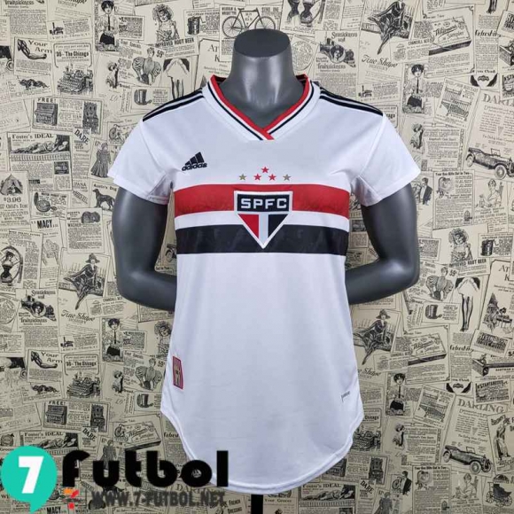 Camiseta futbol sao paulo Primera Femenino 2022 2023 AW06