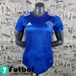Camiseta futbol Cruzeiro Azul Femenino 2022 2023 AW11