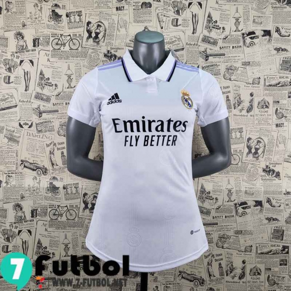 Camiseta futbol Real Madrid Primera Femenino 2022 2023 AW27 Camiseta futbol Real Madrid Primera Femenino 2022 2023 AW27