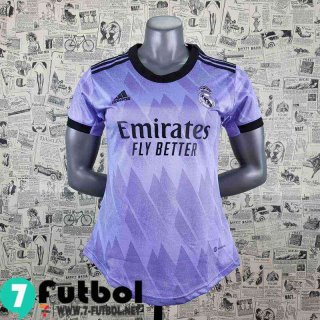 Camiseta futbol Real Madrid Segunda Femenino 2022 2023 AW38
