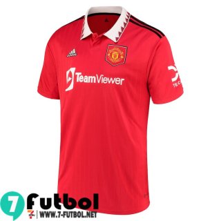 Camiseta futbol Manchester United Primera Hombre 2022 2023