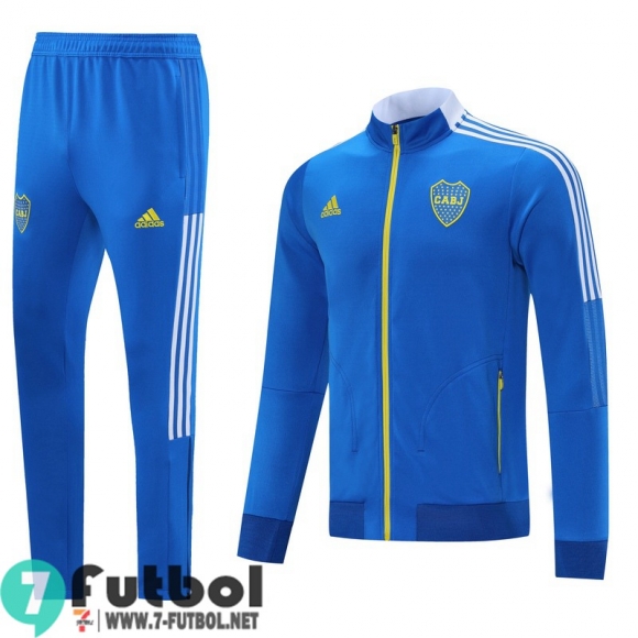 Chaquetas Deportivas BOCA JUNIOR azul Hombre 2021 2022 + Pantalon JK106