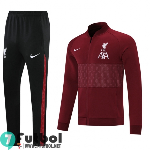 Chaquetas Deportivas Liverpool rojo Hombre 2021 2022 + Pantalon JK98 Chaquetas Deportivas Liverpool rojo Hombre 2021 2022 + Pantalon JK98