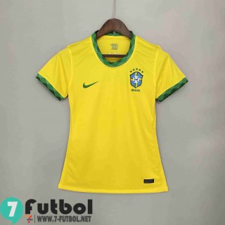 Camiseta Del Femenino Brasil Primera Femme 2021 2022