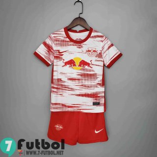 Camiseta Del Niños Leipzig Red Bull Primera Enfant 2021 2022