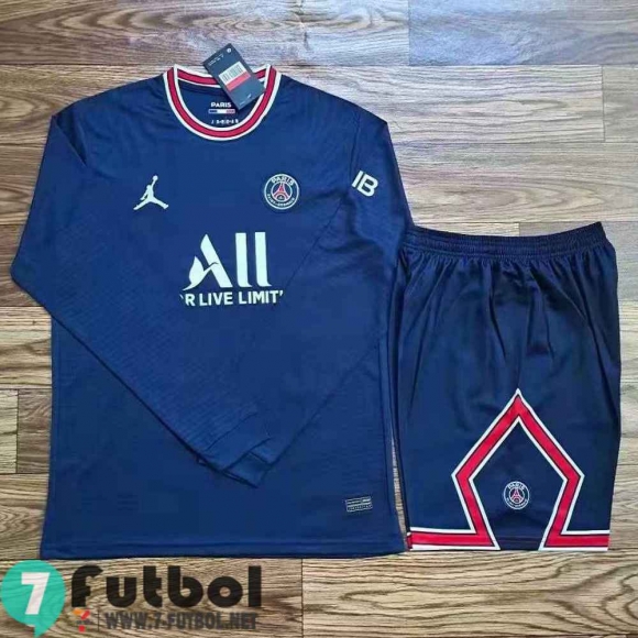 Camiseta Del PSG Primera Manga Larga Hombre 2021 2022