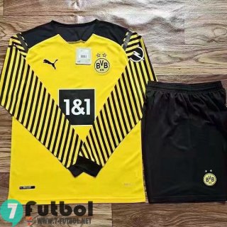 Camiseta Del Dortmund Primera Manga Larga Hombre 2021 2022