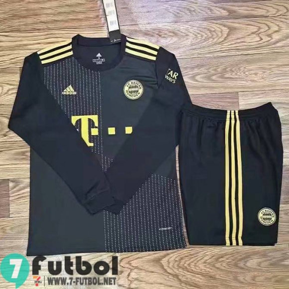 Camiseta Del Bayern Munich Tercera Manga Larga Hombre 2021 2022