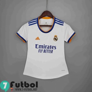 Camiseta Del Femenino Real Madrid Primera Femme 2021 2022