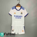 Camiseta Del Niños Real Madrid Primera Enfant 2021 2022