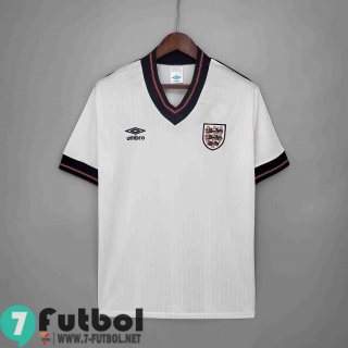 Camisetas Retro Futbol Inglaterra Primera Hombre 84/87