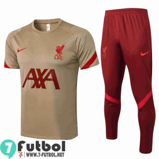 T-shirt Liverpool amarillo Hombre 2021 2022 + Pantalon PL102