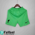 Pantalon Corto Futbol Liverpool verde Hombre 2021 2022 DK27