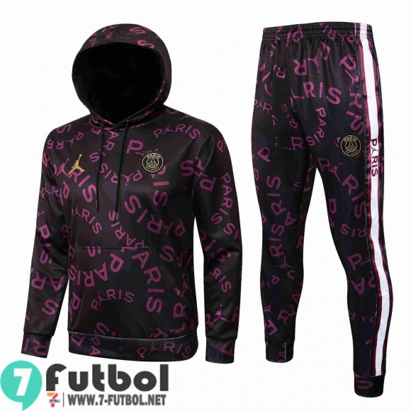 Sudaderas Deportivas A Capuche PSG negro Hombre 2021 2022 + Pantalon SW20