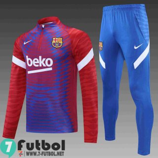 Chandal Futbol Barcelone rouge Bleu Hombre 2021 2022 + Pantalon TG47