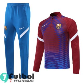Chandal Futbol Barcelone rouge Bleu Hombre 2021 2022 + Pantalon TG48