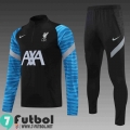 Chandal Futbol Liverpool bleu noir Hombre 2021 2022 + Pantalon TG50