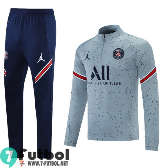 Chandal Futbol PSG gris Hombre 2021 2022 + Pantalon TG52