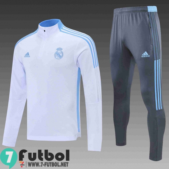 Chandal Futbol Real Madrid blanche Hombre 2021 2022 + Pantalon TG54