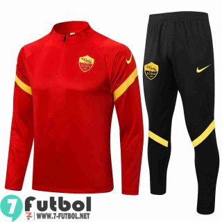 Chandal Futbol AS Rome rojo Hombre 2021 2022 + Pantalon TG77