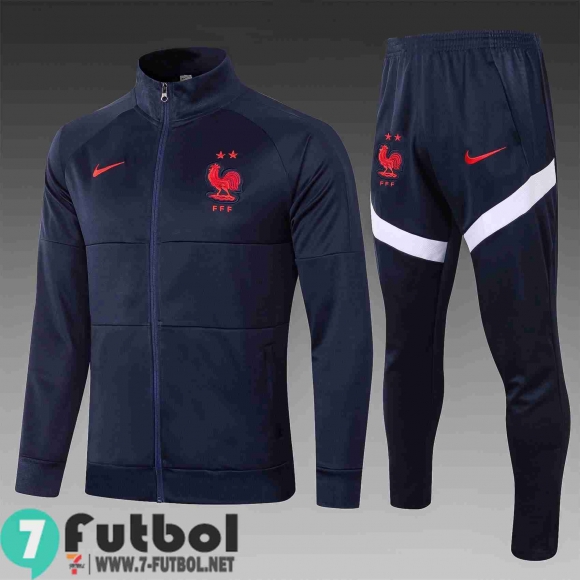 Chaquetas Deportivas Francia azul Niño 2021 2022 + Pantalon TK43