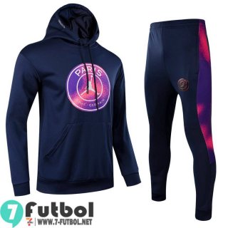 Sudaderas Deportivas A Capuche PSG negro rojo Niño 2021 2022 + Pantalon TK53