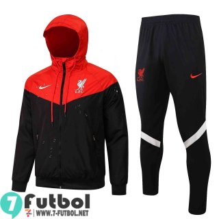 Chaqueta Cazadora Liverpool Rojo negro Hombre 2021 2022 + Pantalon WK22