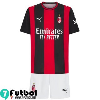 Camiseta Futbol AC Milan Primera Ninos 26 27 Camiseta Futbol AC Milan Primera Ninos 26 27