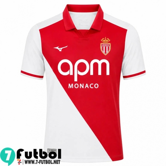 Camiseta Futbol AS Monaco Primera Hombre 26 27 Camiseta Futbol AS Monaco Primera Hombre 26 27