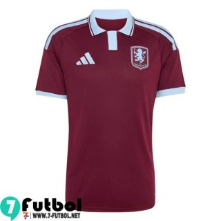 Camiseta Futbol Aston Villa Primera Hombre 26 27 Camiseta Futbol Aston Villa Primera Hombre 26 27