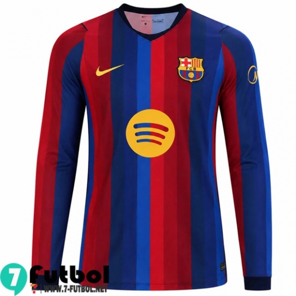 Camiseta Futbol Barcelona Primera Hombre Manga Larga 26 27 Camiseta Futbol Barcelona Primera Hombre Manga Larga 26 27