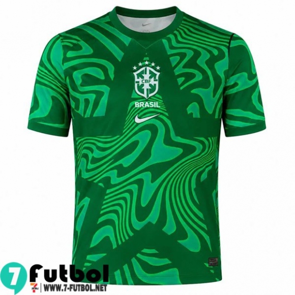 Camiseta Futbol Brasil Porteros Hombre Copa del Mundo 2026 TBB1015 Camiseta Futbol Brasil Porteros Hombre Copa del Mundo 2026 TBB1015