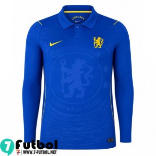 Camiseta Futbol Chelsea Primera Hombre Manga Larga 26 27 Camiseta Futbol Chelsea Primera Hombre Manga Larga 26 27