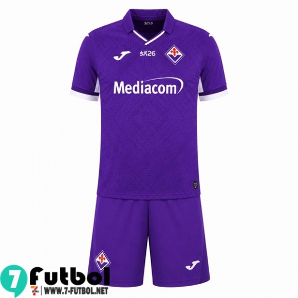 Camiseta Futbol Fiorentina Primera Ninos 26 27 Camiseta Futbol Fiorentina Primera Ninos 26 27
