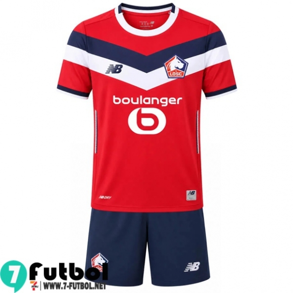 Camiseta Futbol Lille OSC Primera Ninos 26 27 Camiseta Futbol Lille OSC Primera Ninos 26 27