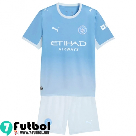 Camiseta Futbol Manchester City Primera Ninos 26 27