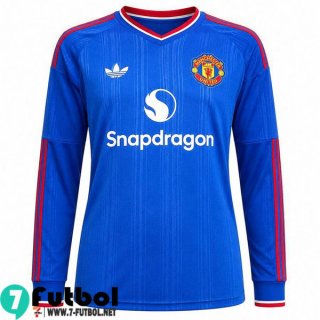 Camiseta Futbol Manchester United Segunda Hombre Manga Larga 26 27 Camiseta Futbol Manchester United Segunda Hombre Manga Larga 26 27