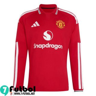 Camiseta Futbol Manchester United Primera Hombre Manga Larga 26 27 Camiseta Futbol Manchester United Primera Hombre Manga Larga 26 27