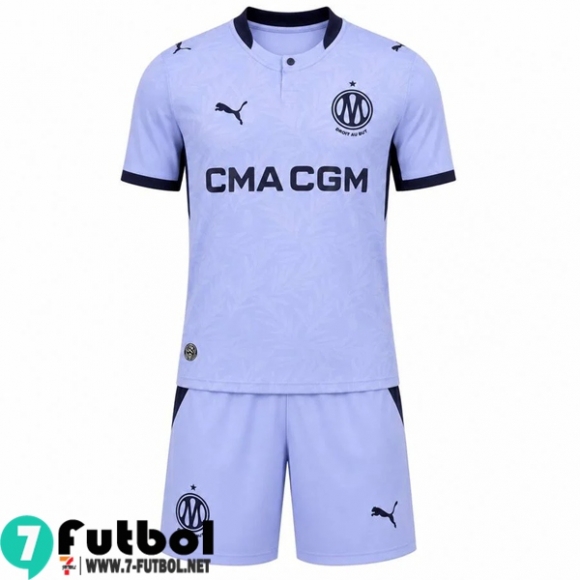 Camiseta Futbol Olympique Marsella Tercera Ninos 26 27