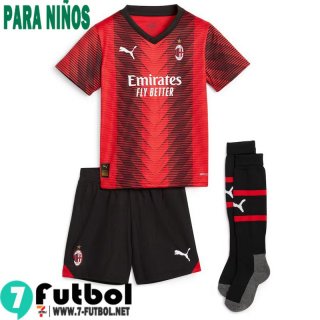 Camiseta Futbol AC Milan Primera Ninos 23 24
